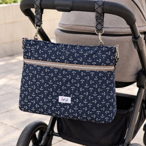 CONJUNTO: Bolso carrito de bebé y neceser